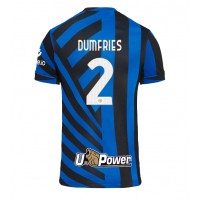 Camiseta Inter Milan Denzel Dumfries #2 Primera Equipación Replica 2024-25 mangas cortas